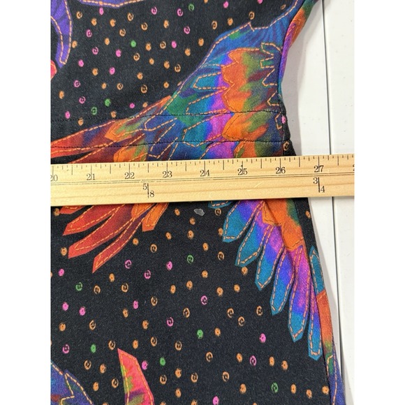 Farm Rio Rainbow Birds Sweatshirt Romper Women's XL Hooded NWT - Picture 11 of 16